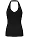 FPT Womens Basic Cotton Spandex Halter Top