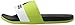 adidas Men's Adilette SC, Semi Solar Slime/Core Black/White, 10