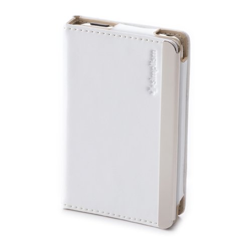 Simplism iPod classic 80/120GB用 フリップレザーケース スノーホワイト 2009年発売モデル対応 TR-LCFLCLN-SW
