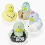 12 pc Vinyl Zombie Rubber Duckies