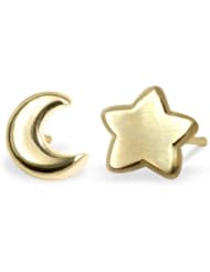 Alex Woo "Mini Additions" Moon and Star Studs