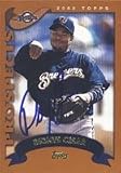 Dionys Cesar, Huntsville Stars - Brewers Affiliate Autographed Card
