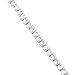 Sterling Silver 7 Oval Cut Cubic Zirconia Tennis Bracelet