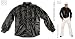 KOSTÜM -RÜSCHENHEMD SCHWARZ- ***SATINLOOK*** GRÖSSE XL (56)