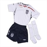 Umbro England Infant Home Kit White 2-3 Yrs