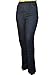 Alfa Global Women's Plus Size Tall Tummy Control Bootcut Delux Stretch Denim Pants