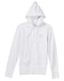 Bella Womens Stretch French Terry Lounge Jacket in MD in b-WHITE