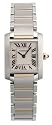 Cartier Women's Tank Francaise Stainless Steel and 18K Gold Watch #W51007Q4