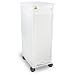 TrippNT 50729 Polyethylene/ABS MRI Narrow Locking Cart with 3" Casters, 12" Width x 34-3/4" Height x 19" Depth, 6 Drawers