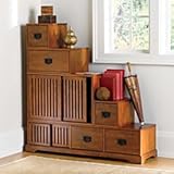 Reversible Tansu Step Chest - Rubbed Walnut - Improvements