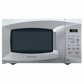 Daewoo KOR6L1BSL 20 litre 700 watt Touch Control Solo Microwave Oven, Silver