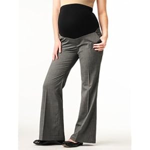 Buy A Pea in the Pod: Secret Fit Belly(tm) Linen Back Pockets Fit And Flare Maternity Pants by A Pea in the Pod
