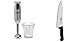 Cuisinart Csb-76 Smartstick 200-watt Immersion Hand Blender with Bonus Icel Chef Knife