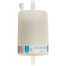 Whatman 6705-7500 Polycap SPF 75 Polyethersulfone Membrane Capsule Filter with SB Inlet and Outlet, 60 psi Maximum Pressure, 1.0 Micron