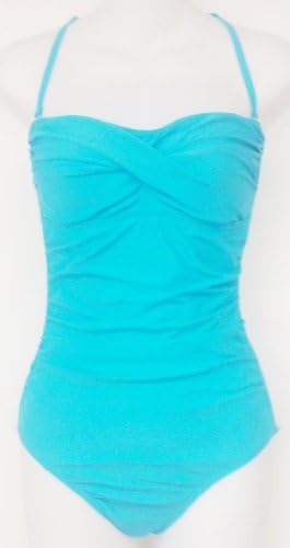 Aliana Women's Missy Bandeau Strap Swimsuit