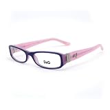 D&g By Dolce & Gabbana 1153 Violet On Pink Frame Plastic Eyeglasses, 50mm