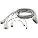 Cables To Go 16566 Universal KVM Cable for Avocent KVM (6 Feet, White)