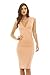 AX Paris Women's V Front Bodycon Dress