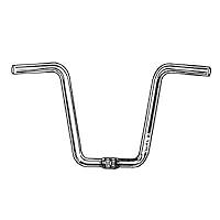 Wald 869 Hi-Rise Cruiser Bike Handlebar (23.5-Inches Wide, Chrome, 10.5-Inch Rise)