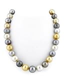 11-14mm Tahitian & Golden South Sea Pearl Necklace