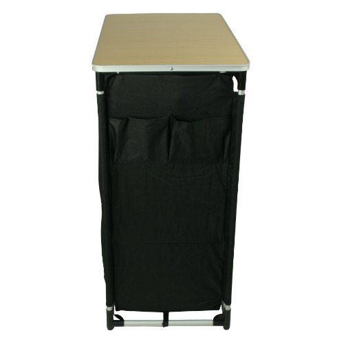 10T camBOX Multi Armoire de camping 6 casiers Noir