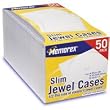 Memorex 50-pack Slim CD/DVD Jewel Cases (5mm) Clear