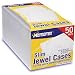 Memorex 50-pack Slim CD/DVD Jewel Cases (5mm) Clear