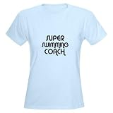 SUPER SWIMMING COACH Women's Pink T-Shirt Super swimming coach Women's Light T-Shirt by CafePress