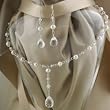 Cathy's Concepts Freshwater Pearl & Crystal Y-Necklace Jewelry Set, Crystal