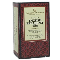 Harrisons & Crosfield - English Breakfast Tea 20ct Tagged Tea Bag by Harrisons & Crosfield