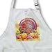 Happy Thanksgiving - BLACK Full Length Apron With Pockets 22w X 30l