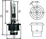 Hella Replacement Light Bulbs - Xenon (HID) CapsuleDOT/SAEBULB D2R 12V 35W HELLA XENON