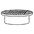 National Diversified 50 6" Round Grate
