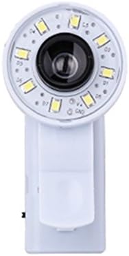 Junadel Mini Selfie Fill Light AiSpeed Portable LED flash for iPhone 6 plus/6s/6/5s/5/4s/4/Samsung Galaxy S6 Edge/S6/S5/S4/S3, Galaxy Note 5/4/3/2 and Other Smart Phones (White)
