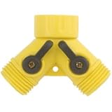 Gilmour #917CGT Green Thumb 2WY Poly Y Connector