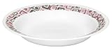 Corelle Lifestyles 15-Ounce Rimmed Soup/Salad Bowl, Retro Squares