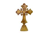 Olive Wood Standing Jerusalem Cross.