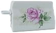 Indispensable - The Wonderful Toothpaste Dispenser, Porcelain Single Pink Rose