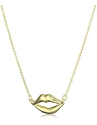 Jules Smith "Kiss Kiss" Gold Kiss Necklace