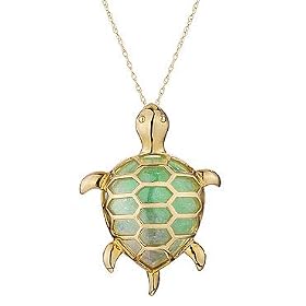Jade Turtle Pendant by Jade Birthstones