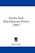 Psyche and Miscellaneous Poems (1881)