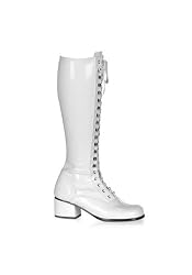 Women's 2 Inch Heel Full Lace Up Knee High Boots