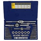 Irwin Industrial Tools 26394 Metric Tap and Hex Die Set, 53-Piece