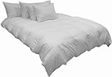 IMAGE OF Down Etc Hypoallergenic White Goose Down Full/Queen 86-Inch by 86-Inch Comforter, White