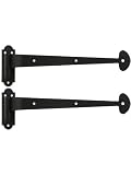 Pair of Bean Tip Shutter Strap Hinges With 1/2