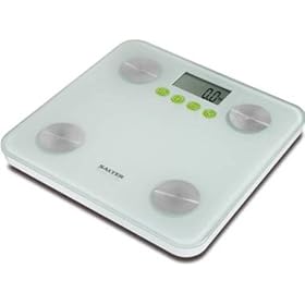 Salter 9106 Glass Body Analyser Scale - White