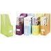 Plastic Organizer Boxes-Magazine Storage -Set of 5 (Multi) (12 1/3"H x 4"W x 9 3/4"L)