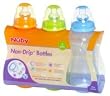 3pk 10oz Tinted Bottles w/ Nuby Non-Drip Nipples