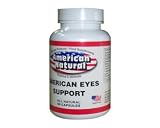 American Natural Eyes Support 60 caps Bilberry Lutein Beta-Carotene