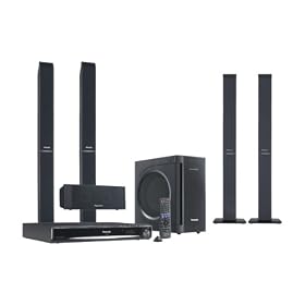 Panasonic - SC-PT860EG-K - Home cinema 5.1 - DVD DivX HDMI Station d'accueil iPod int�gr�e avec option enceintes arri�res sans fil et auto-calibrage
